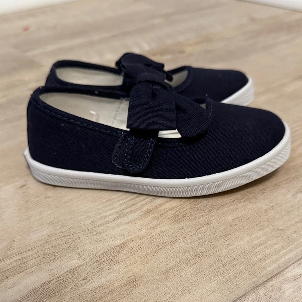 Janie and Jack Black Dress Shoes with Bow